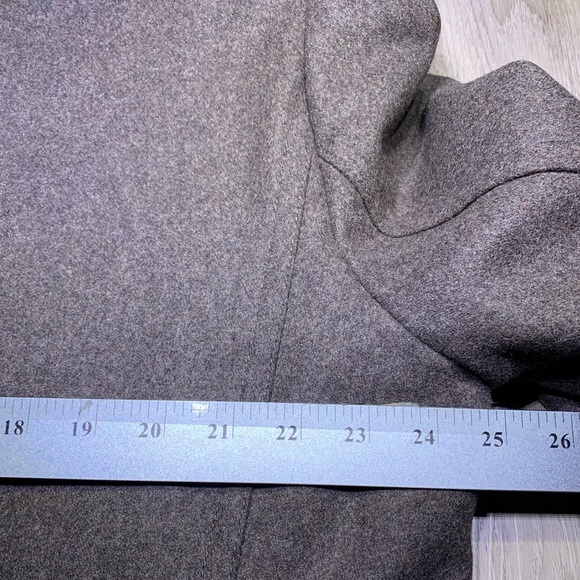 Wool Peacoat Brown Jacket - Picture 6 of 7